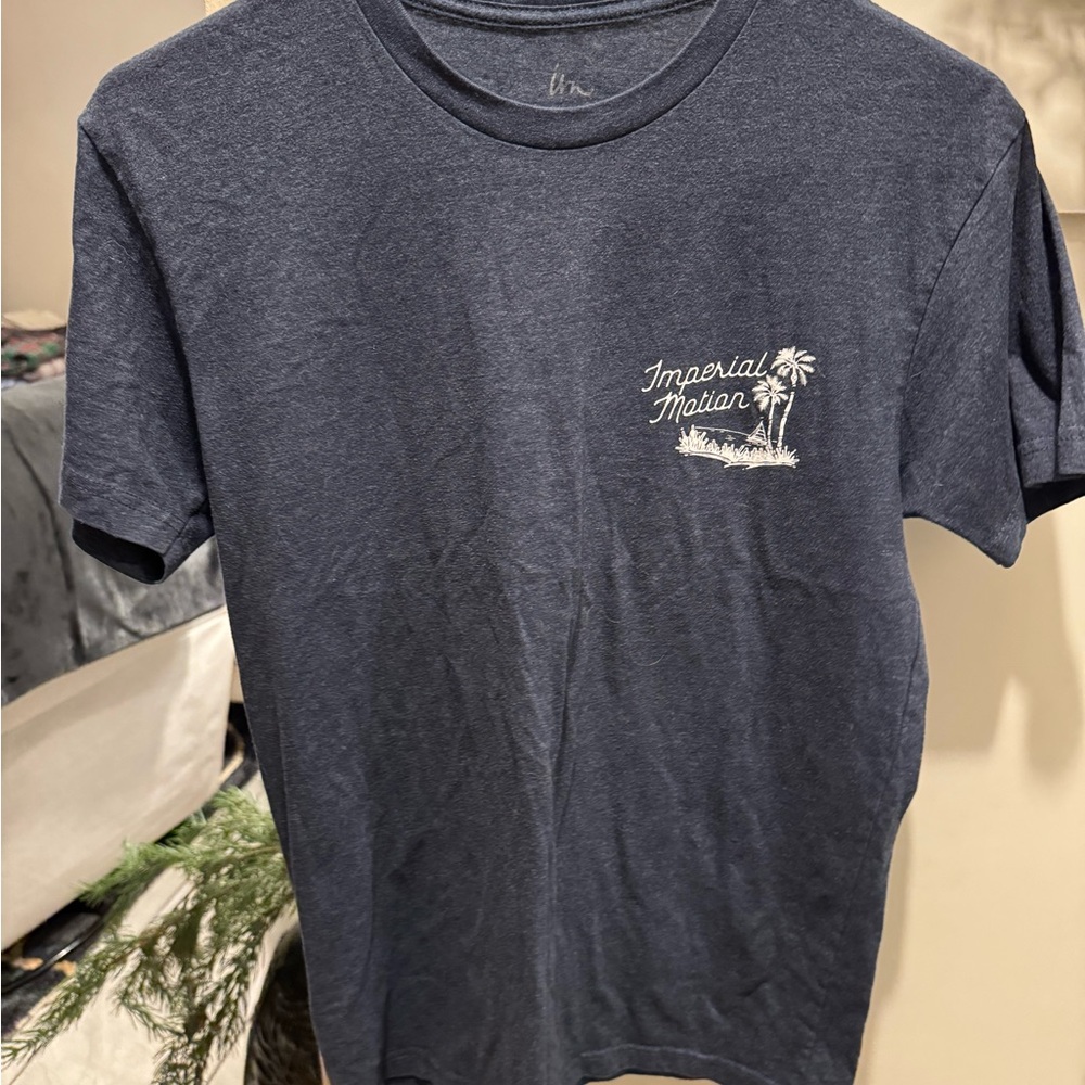 Imperial Motion Charcoal Tee with White Logo